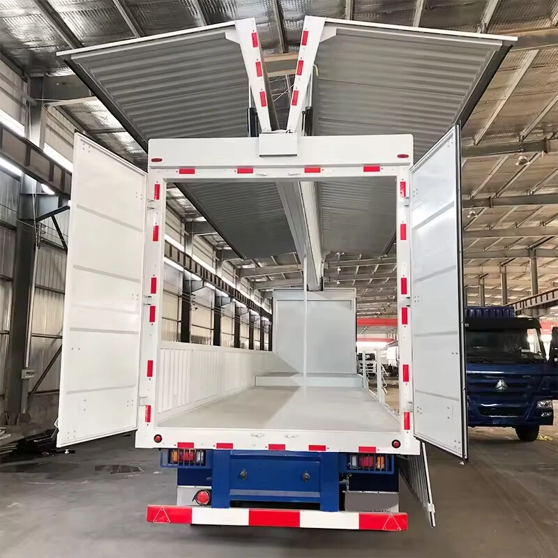 3 Axles Open Wing Van Semi Trailer