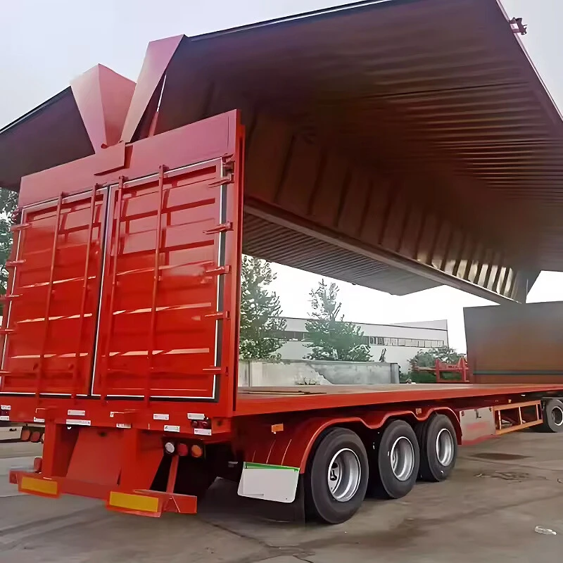 3 Axles Open Wing Van Semi Trailer