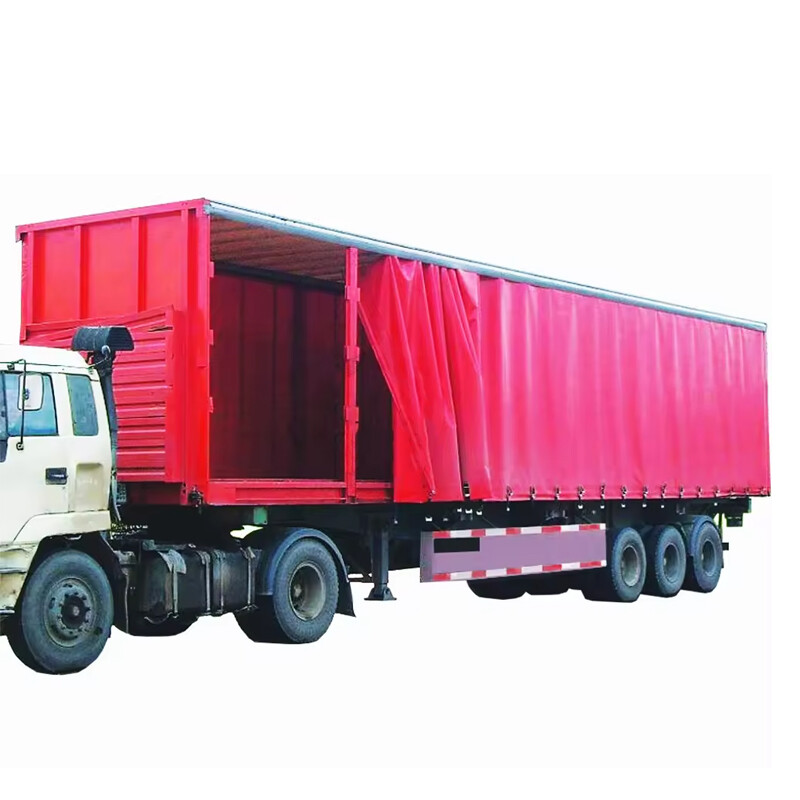 2 Axle, 3 Axle Side Curtain Cargo Type Truck Trailer With Tarpaulin