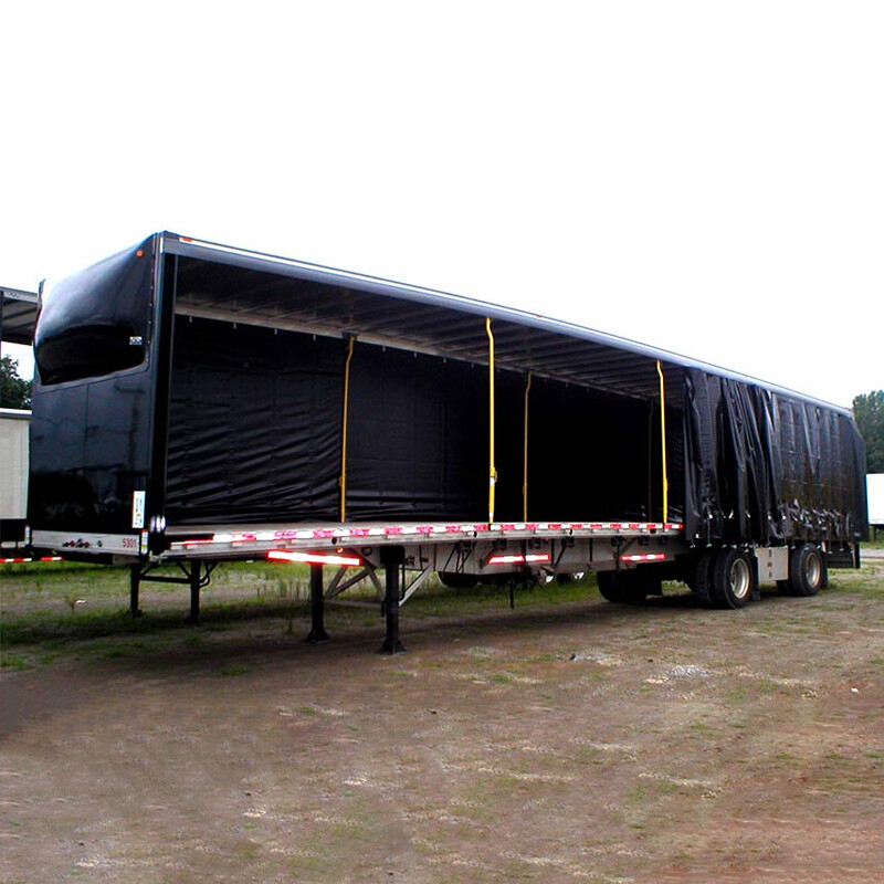 2 Axle, 3 Axle Side Curtain Cargo Type Truck Trailer With Tarpaulin