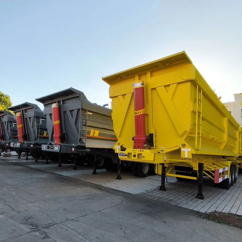 3 Axles 42-square U-shaped Tipper Trailer