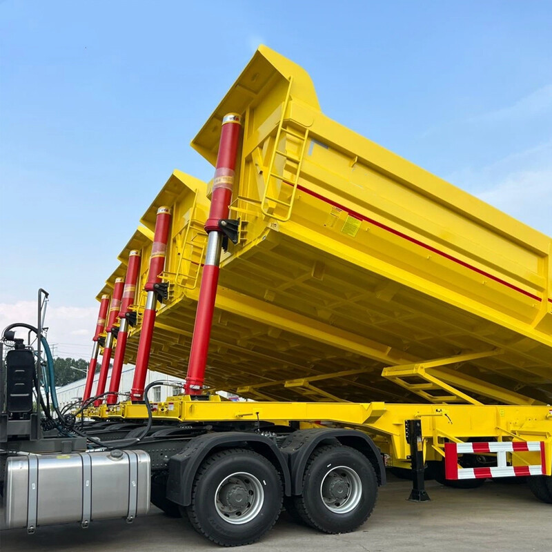3 Axles 42-square U-shaped Tipper Trailer