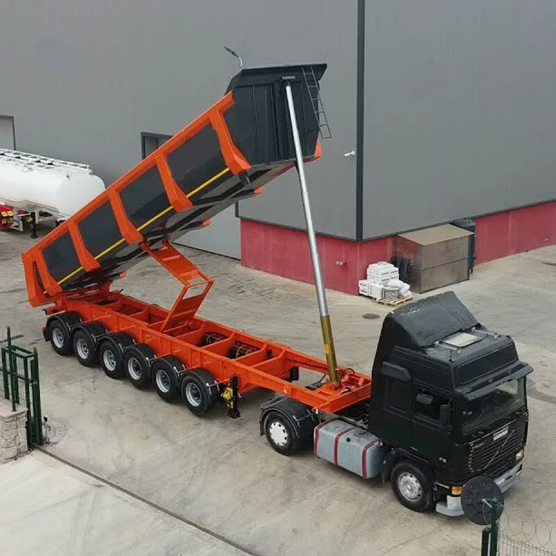 6 Axles Tipper Trailer