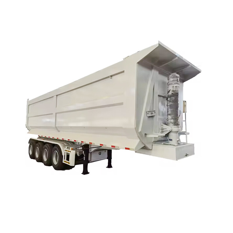 40 Cube Meters 4 Axles 60T Tipping Trailer