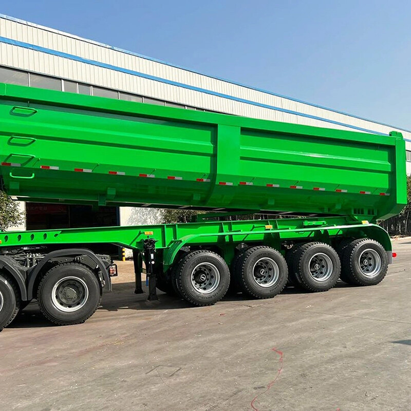 90 Tons 4 Axles Side Dump Trailer