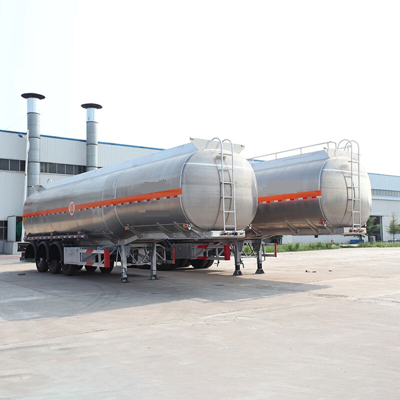 6 Compartments 42000 Liters Fuel Tanker Semi Trailer