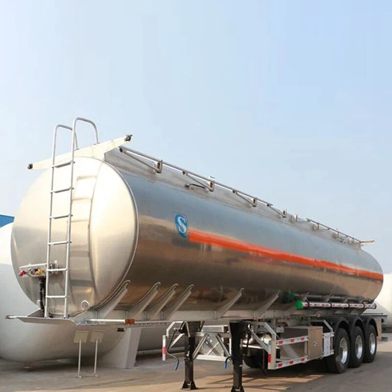 6 Compartments 42000 Liters Fuel Tanker Semi Trailer