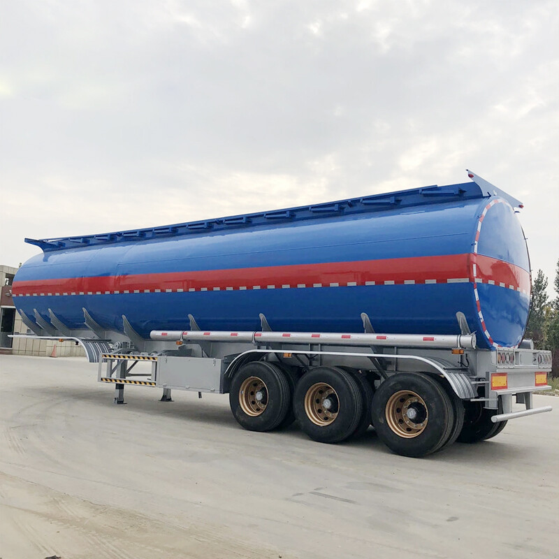 3 Axles 45000liters 4 Compartments Fuel Tanker Semi Trailers