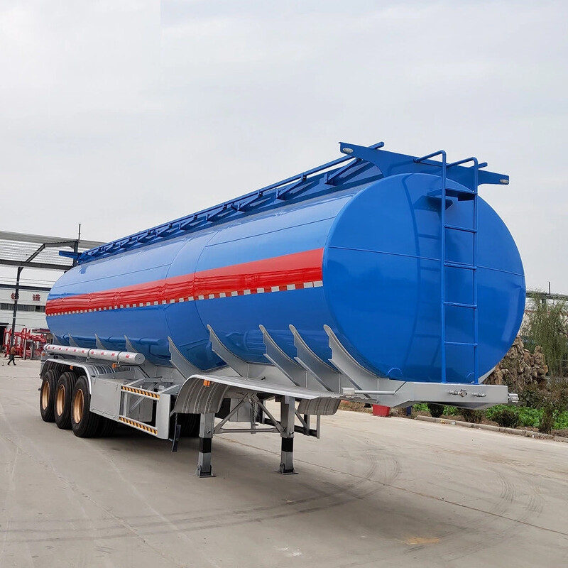 3 Axles 45000liters 4 Compartments Fuel Tanker Semi Trailers