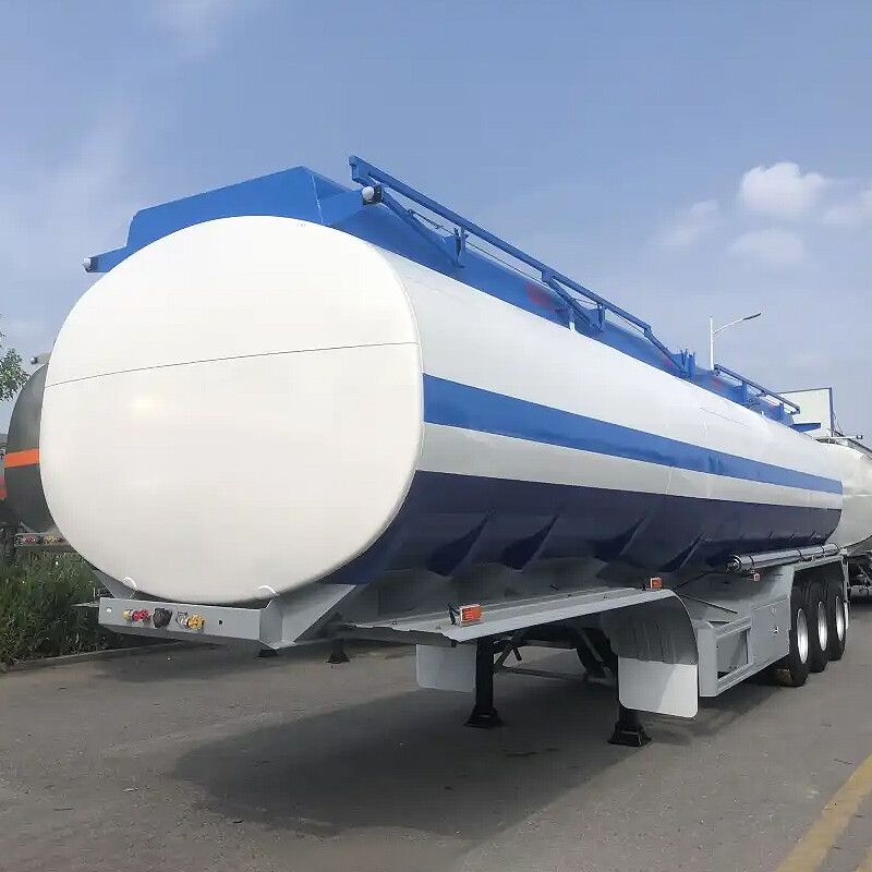 3 Axle 40000l Carbon Steel Tanks Fuel Tanker Trailer