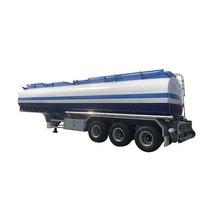 3 Axle 40000l Carbon Steel Tanks Fuel Tanker Trailer