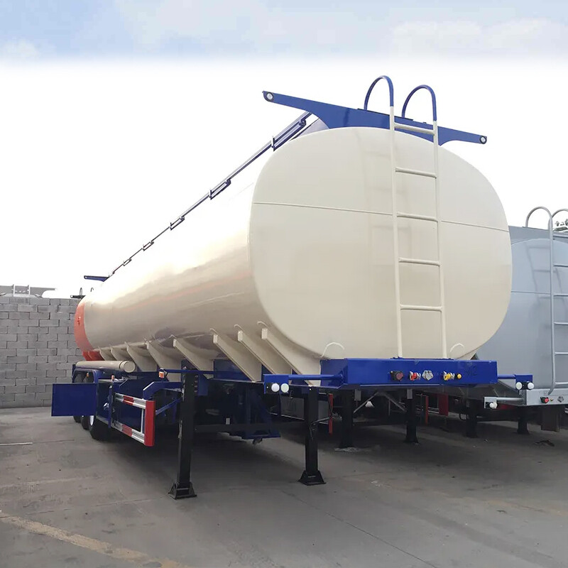4 axles 54000liters 6 compartments oil tank fuel semi trailers