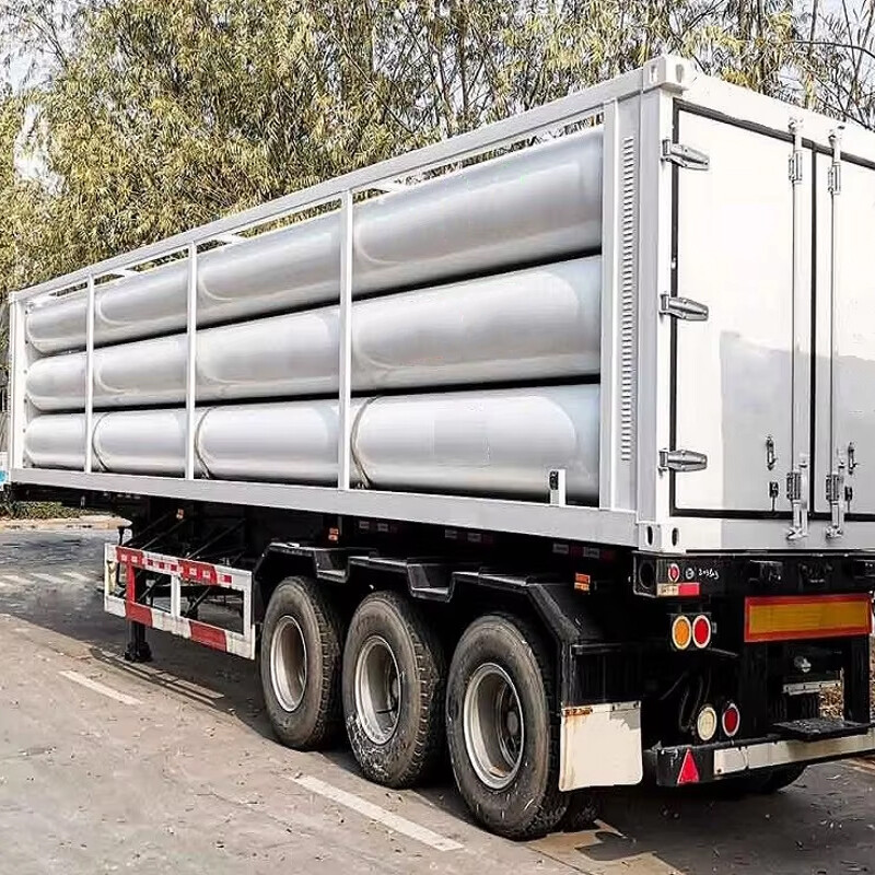 CNG H2 Tubes Container Semi Trailer