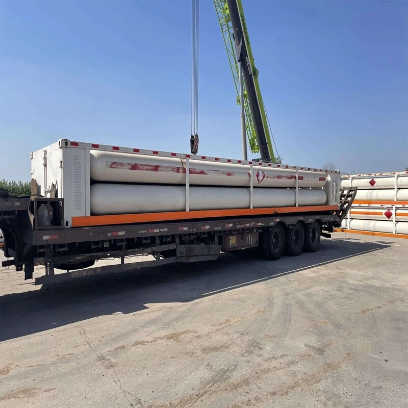 40 FT CNG Tube Skid Container Trailer
