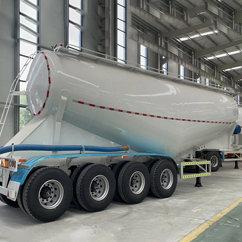 4 Axle 40m3 Bulker Cement Tanker Trailer