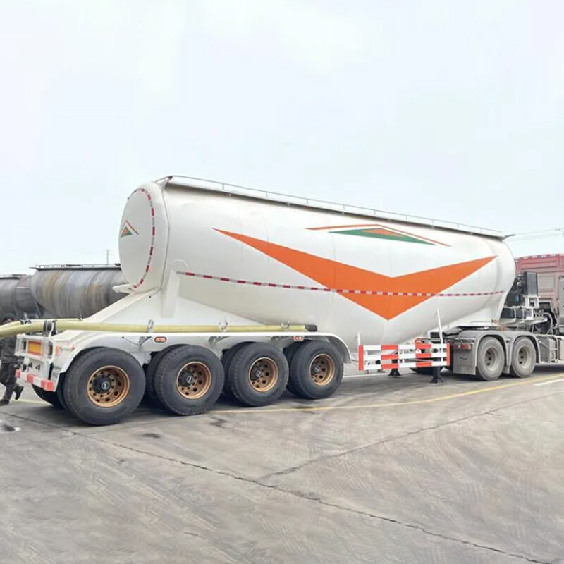 4 Axle 40m3 Bulker Cement Tanker Trailer