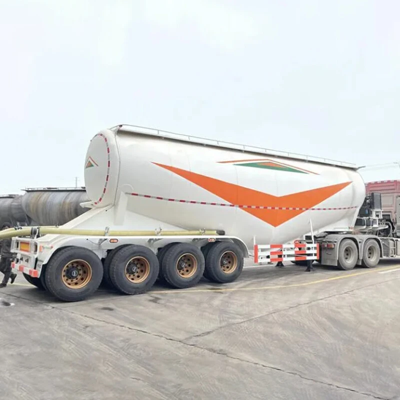 4 Axle 40m3 Bulker Cement Tanker Trailer