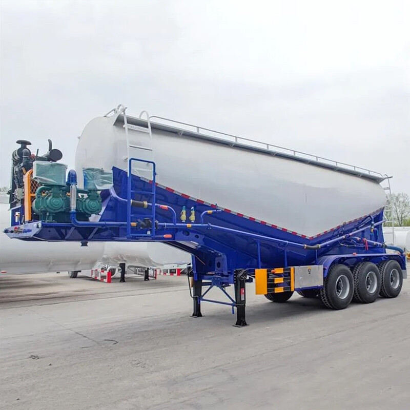 Tri Axle 40 Cbm Bulk Cement Semi Trailer
