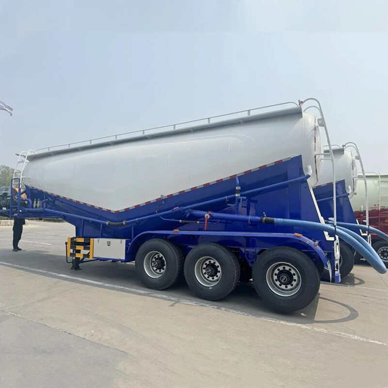 Tri Axle 40 Cbm Bulk Cement Semi Trailer