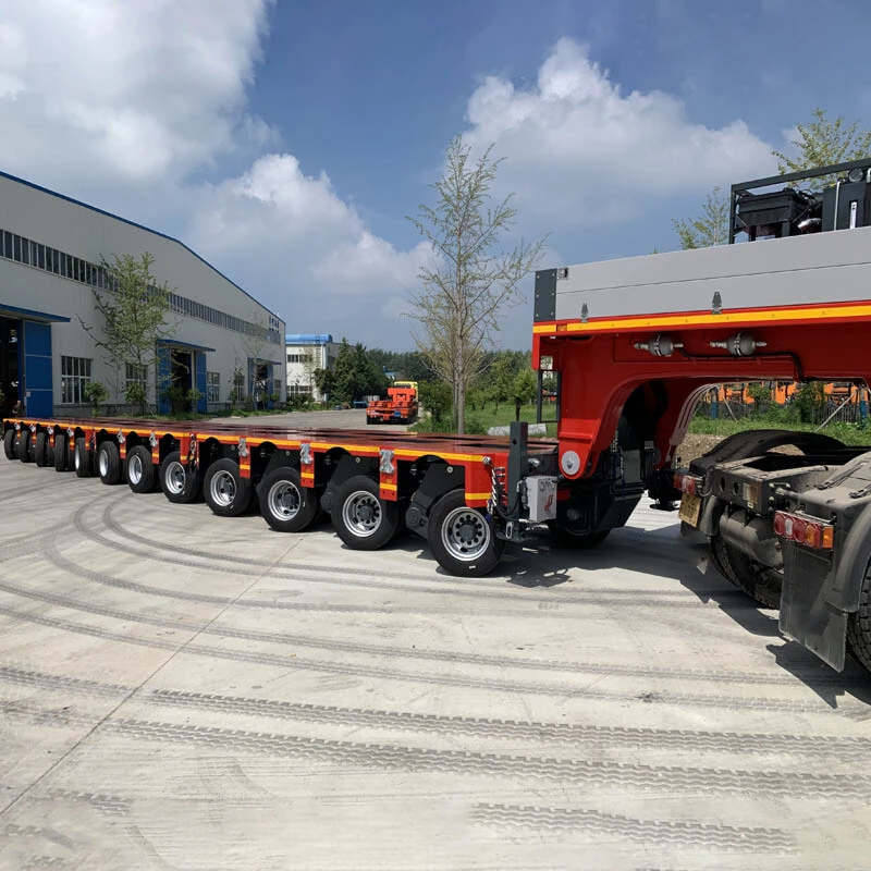 Multi axle hydraulic low bed trailer