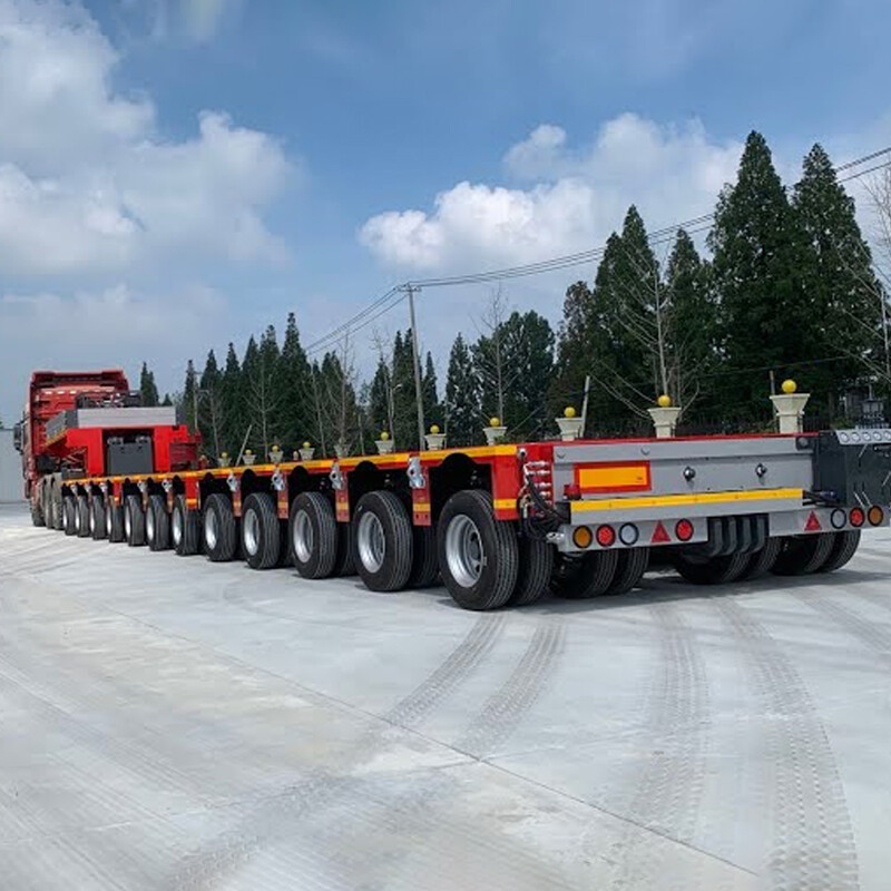 Multi axle hydraulic low bed trailer