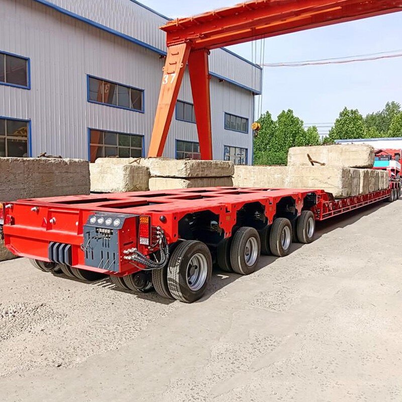 Hydraulic Multi Axle Modular Trailer Used in Bridge And Tunnel Construction