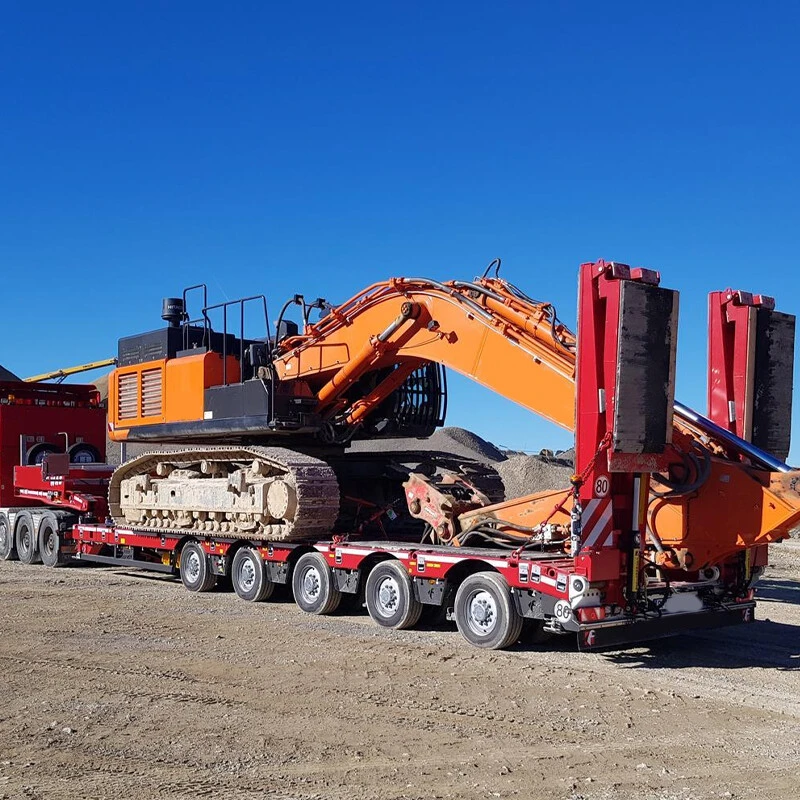 Hydraulic Multi Axle Modular Trailer Used in Bridge And Tunnel Construction