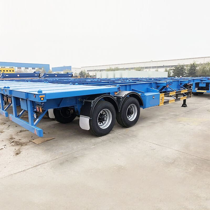 40FT 2 Axle Container Chassis Trailer