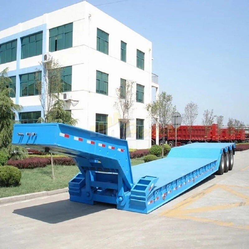 3 Axles 80 Ton Detachable Gooseneck Lowboy Trailer