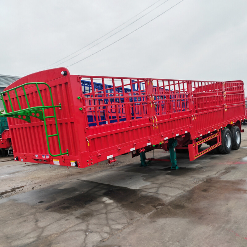 2 Axle Fence Trailer with Bogie Suspension