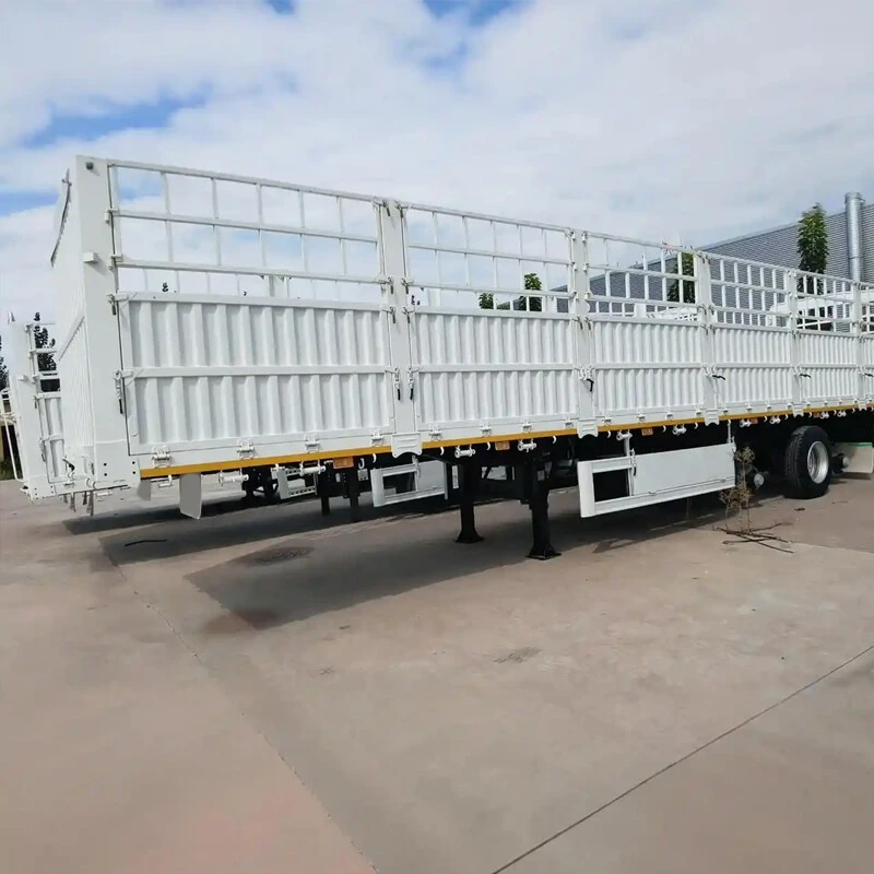 2 Axle Fence Trailer with Bogie Suspension