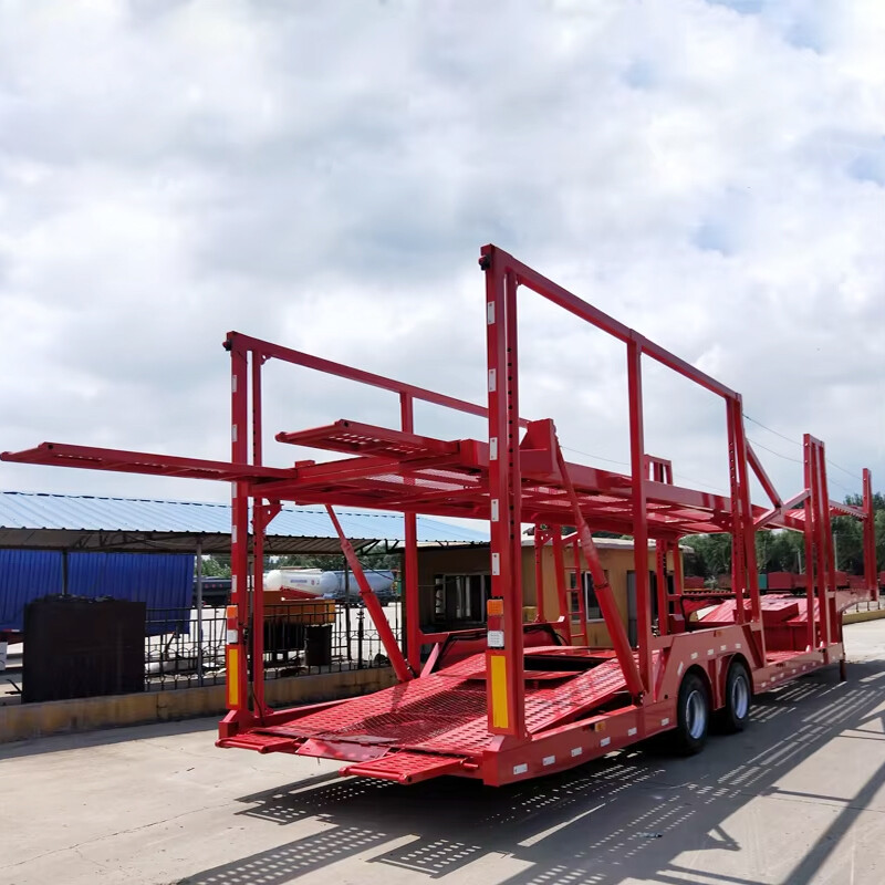 2 Axle Vehicle Auto Car Carrier Transport Semi-trailer