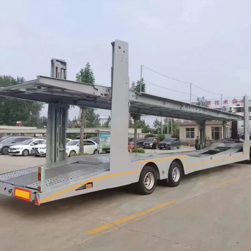 2 Axle Vehicle Auto Car Carrier Transport Semi-trailer
