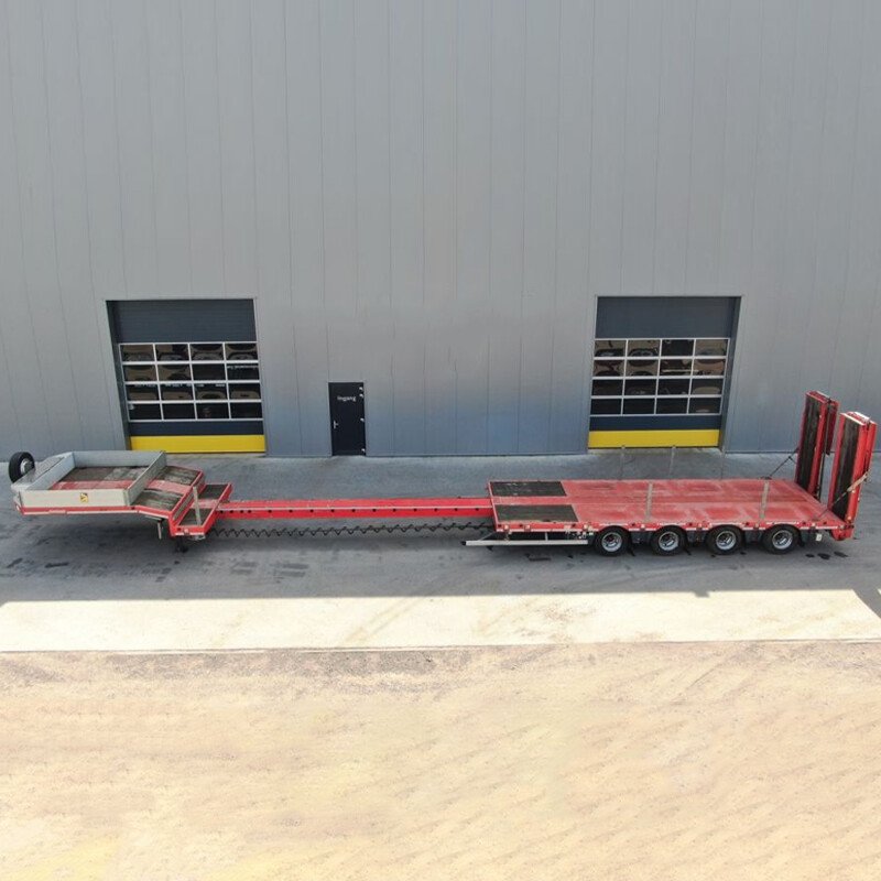 4 Axle Extendable Low Bed Trailer