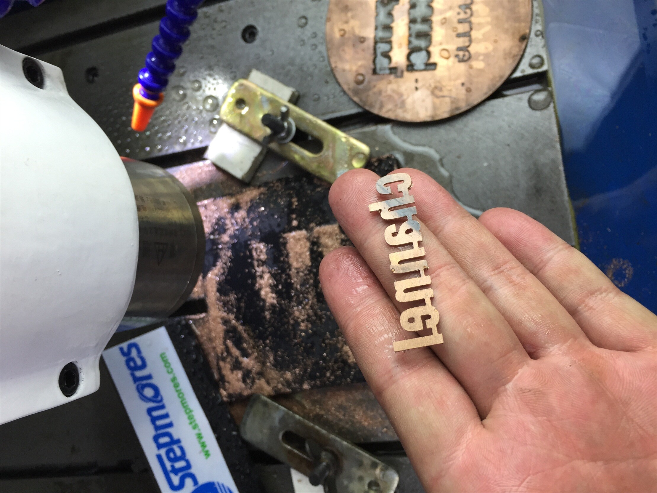 Copper sheet cutting