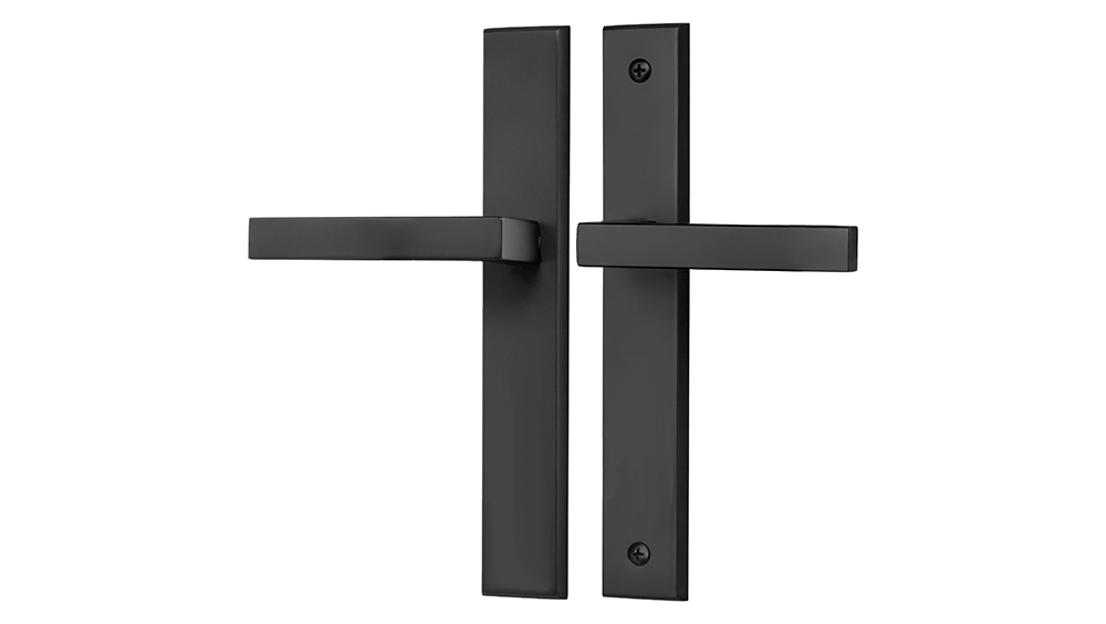 In-swing door handle