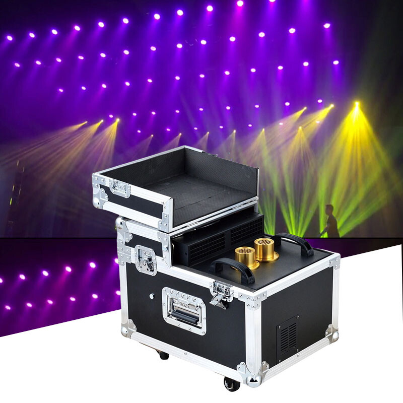 Dual port dual fog machine