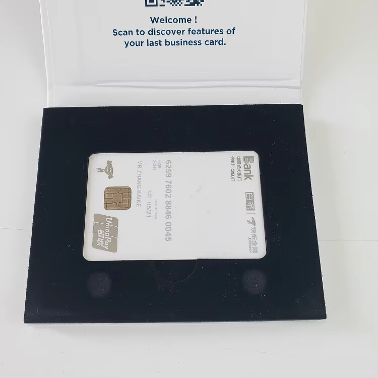 Factory Direct Green Luxury Packaging Box Credit Card Gift Boxes