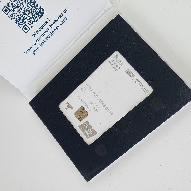 Factory Direct Green Luxury Packaging Box Credit Card Gift Boxes