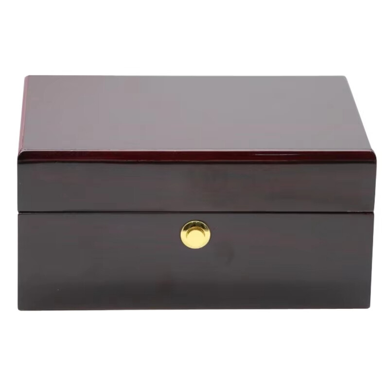Customized Black Mens Watch Automatic Box Luxury Single Wood Watches Packaging Boxes