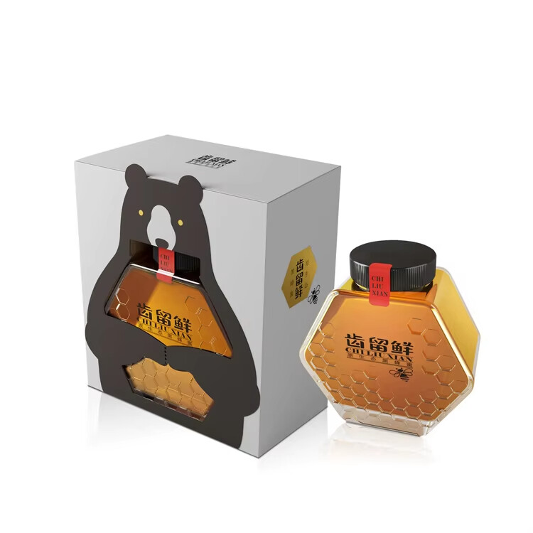 gift cardboard bee bottle honey box packaging
