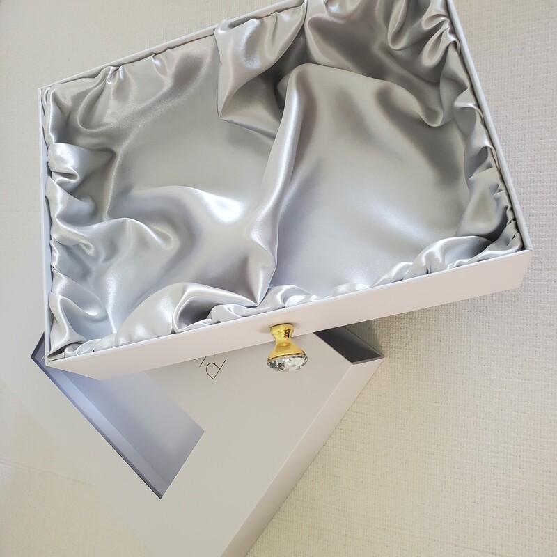 human hair packaging custom printing logo luxury gift wig with handle