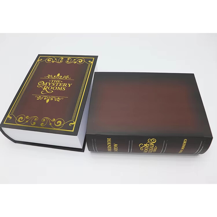  Custom Aluminum Foil Logo Packaging Boxes - Book Shaped & High-Quality