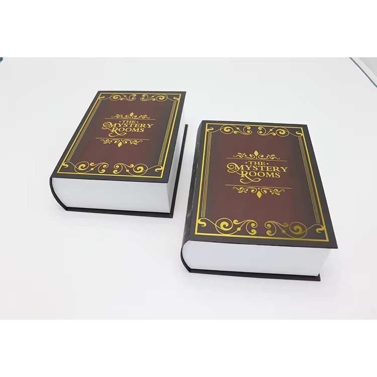  Custom Aluminum Foil Logo Packaging Boxes - Book Shaped & High-Quality