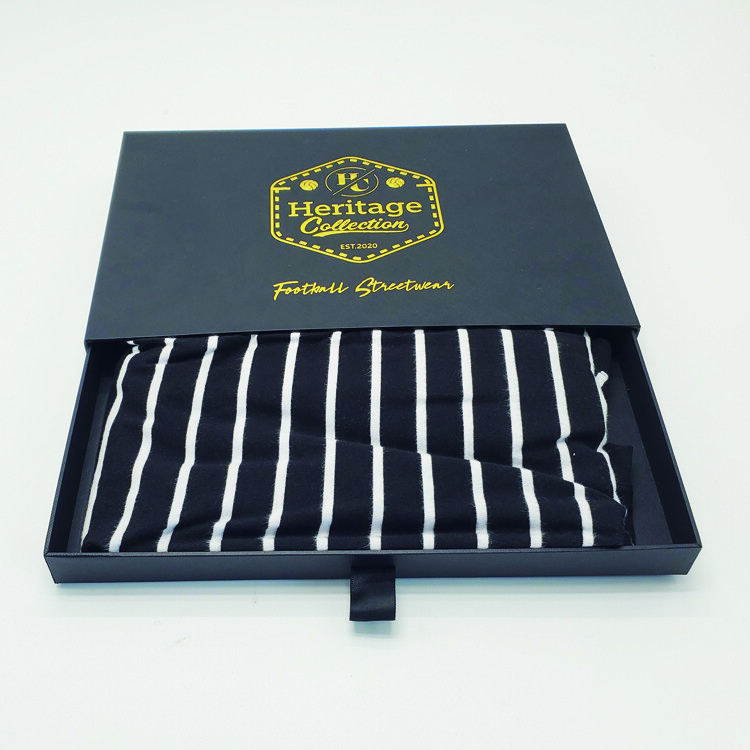  Custom Luxury Sliding Drawer T-Shirt Packaging Box - Premium Quality & Eco-Friendly