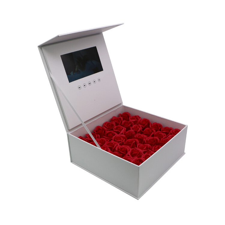  Customized Luxury 5/7/10 Inch LCD Screen Gift Boxes with Video & Photo Messages for Special Occasions