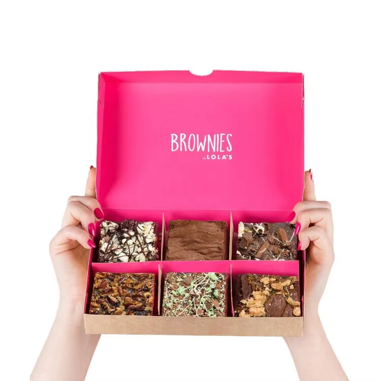 Wholesale Customized Luxury Corrugated Eco-Friendly Cardboard Shipping Boxes for Moon Cakes & Brownies