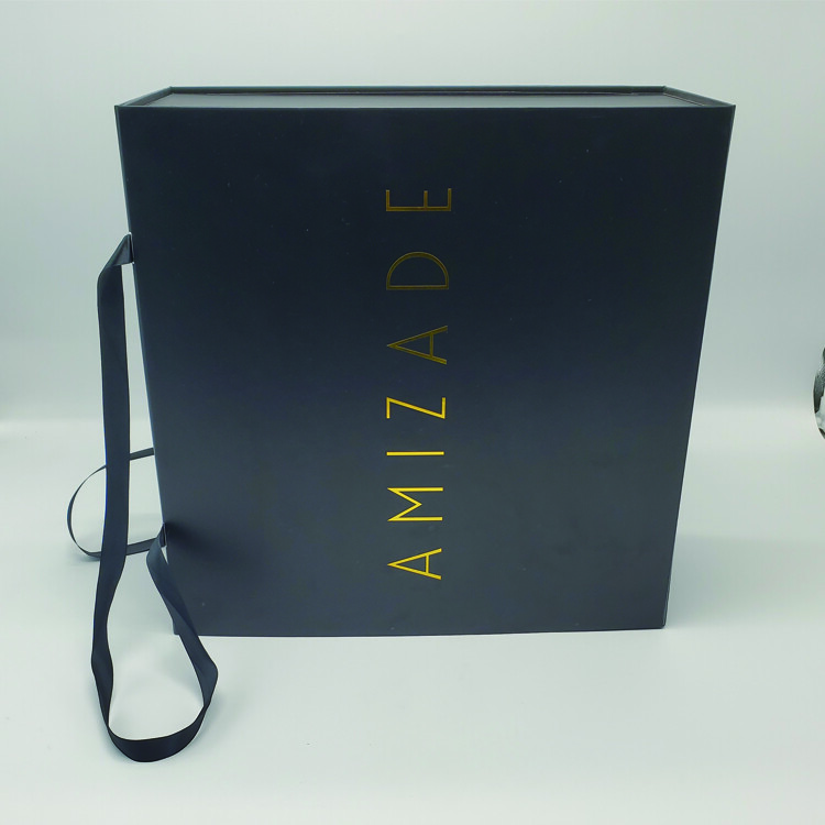  Wholesale Custom Black Magnetic Folding Paper Boxes for Fedora Hats & Gifts with Fast Delivery