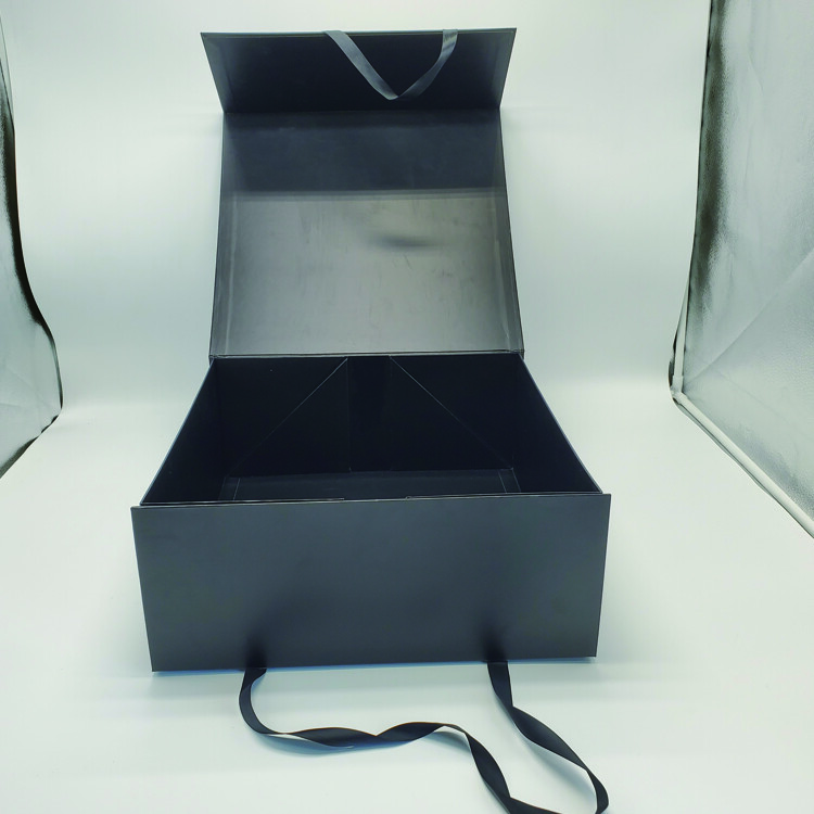  Wholesale Custom Black Magnetic Folding Paper Boxes for Fedora Hats & Gifts with Fast Delivery