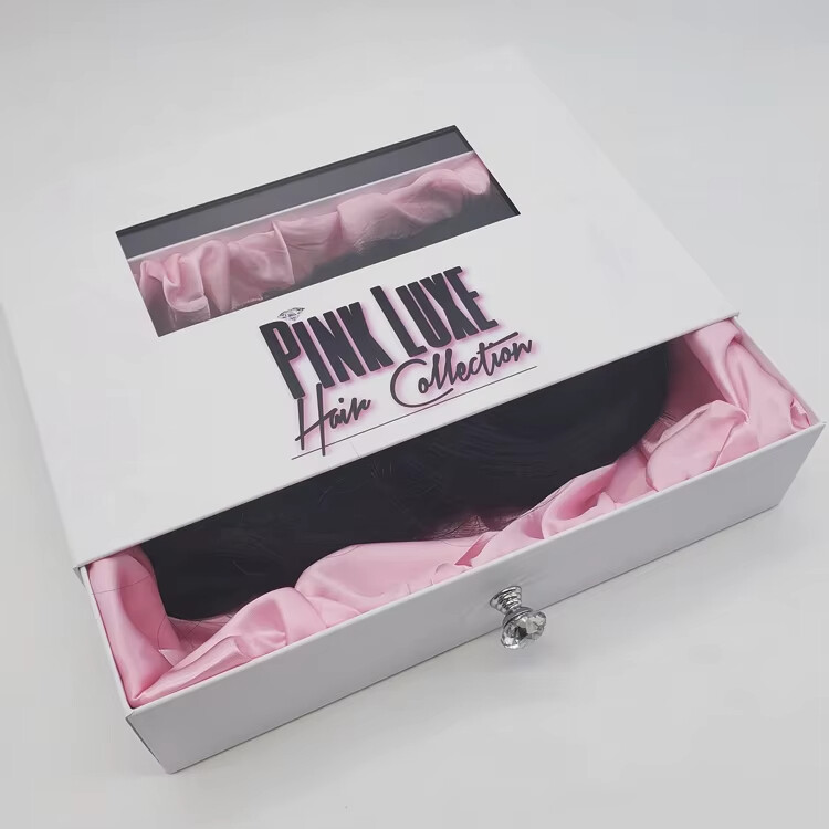  Custom Luxury Wig Packaging Boxes with Handles & Logo Printing Wholesale